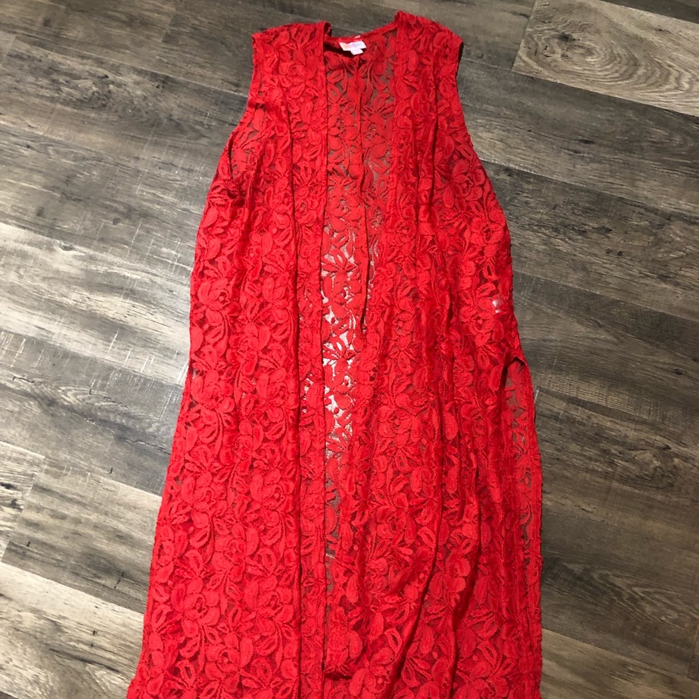 Red Lularoe Joy Size L